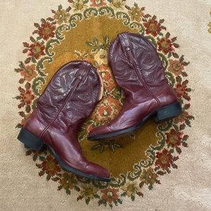 Deep Red Cowboy Boots 🥀